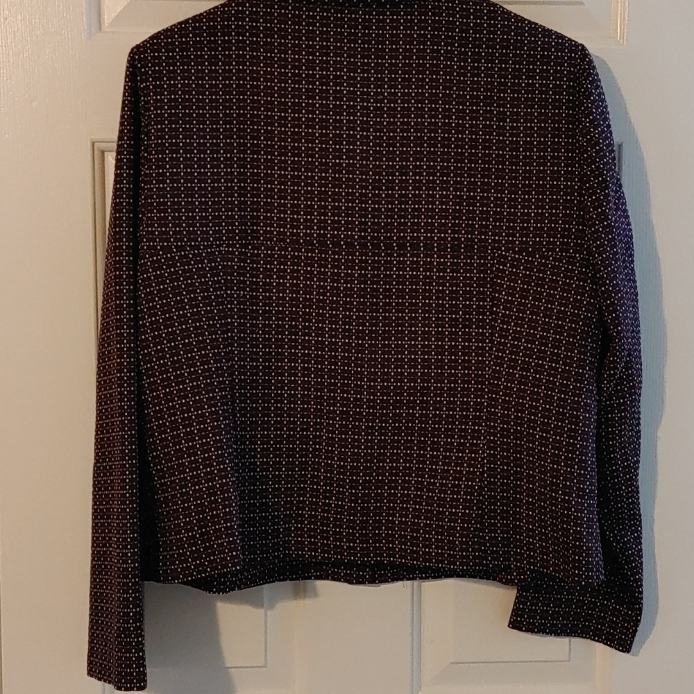 Vintage Women's Blazer by Danny & Nicole Sz 16 Purple Academia Business Casual - Picture 5 of 6